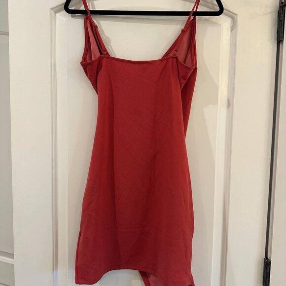 Rust orange mini dress - Picture 3 of 7